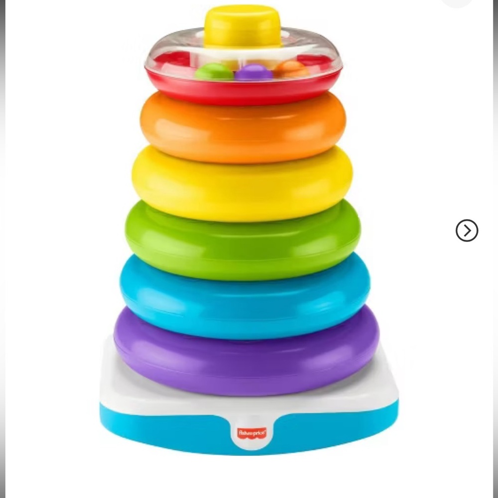 Fisher-Price Giant Rainbow Stacking Rings Toy